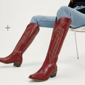 Crimson Fire Cowgirl Boots