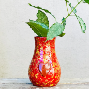 Papillon artisan vase.