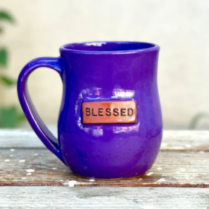 Papillon artisan mug.